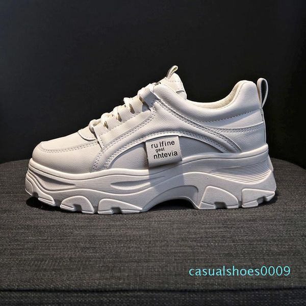 дизайнер коренастых кроссовок женщины осень толстого дна увеличения высоты прогулочная обувь женщина сетки платформа вулканизация белых туфе, Black 
дизайнер коренастых кроссовок женщины осень толстого дна увеличения высоты прогулочная обувь женщина сетки платформа вулканизация белых туфе, Black