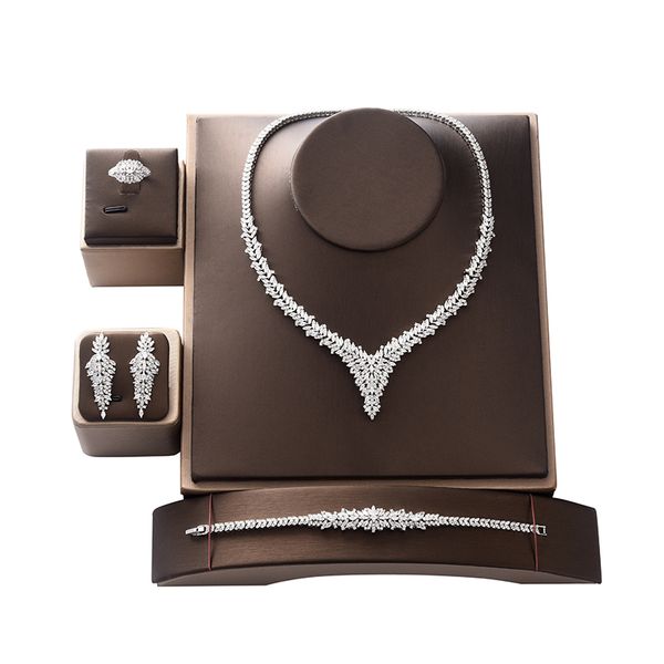jewelry set hadiyana trendy elegant luxury wedding bridal necklace earrings ring and bracelet jewelry cn1443 conjunto de joyas, Silver
jewelry set hadiyana trendy elegant luxury wedding bridal necklace earrings ring and bracelet jewelry cn1443 conjunto de joyas, Silver