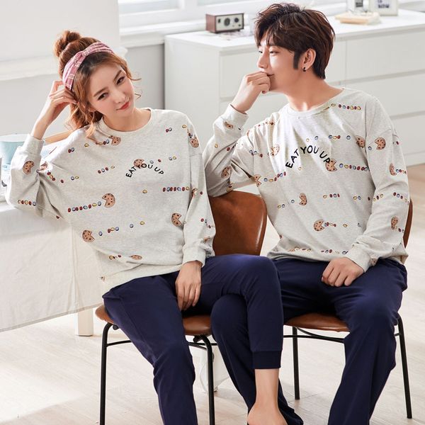 autumn knitted cotton long sleeved pajamas mujer women's pajamas sets fashion couple sleepwear men's lounge 3xl women's fashi, Black;red
autumn knitted cotton long sleeved pajamas mujer women's pajamas sets fashion couple sleepwear men's lounge 3xl women's fashi, Black;red