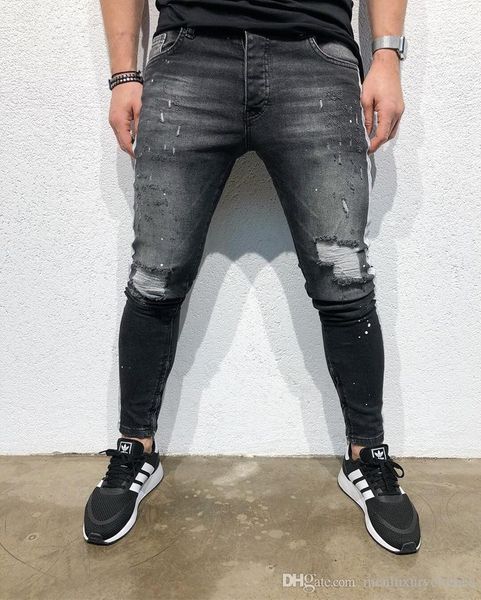 draped biker jean pencil pants jeans hombre men pantalones ripped jeans black side striped, Blue
draped biker jean pencil pants jeans hombre men pantalones ripped jeans black side striped, Blue