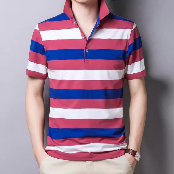 men casual polos para hombre pure cotton shirt men homme, White;black
men casual polos para hombre pure cotton shirt men homme, White;black