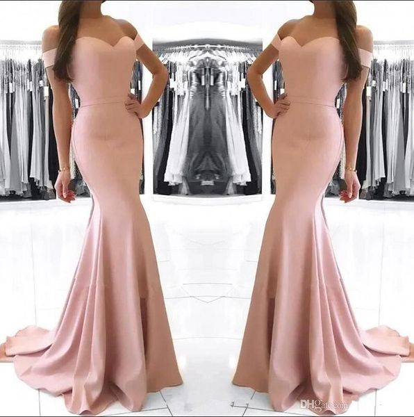 dusty pink off shoulder mermaid prom dresses vintage sheath evening gown long formal satin bridesmaid party dress bm0983, White;pink
dusty pink off shoulder mermaid prom dresses vintage sheath evening gown long formal satin bridesmaid party dress bm0983, White;pink