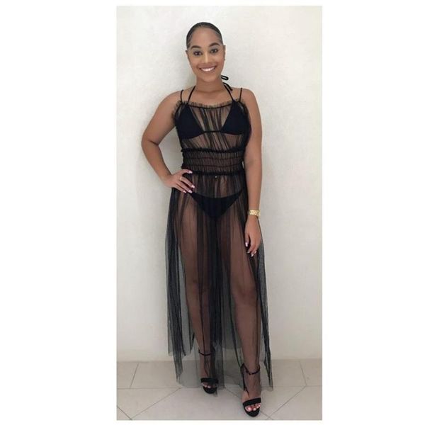 women 3pcs swimsuit cover ups black mesh see through sleeveless maxi dress beach cover u+ push up bra thong bikini set
women 3pcs swimsuit cover ups black mesh see through sleeveless maxi dress beach cover u+ push up bra thong bikini set