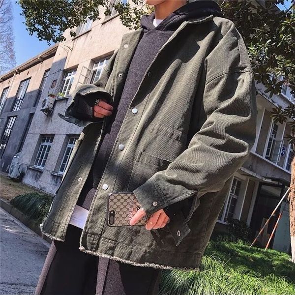 ins super fire jacket for boys and ladies spring and autumn clothes korean version of loose harakata autumn clothes jeans jacket, Black;brown
ins super fire jacket for boys and ladies spring and autumn clothes korean version of loose harakata autumn clothes jeans jacket, Black;brown