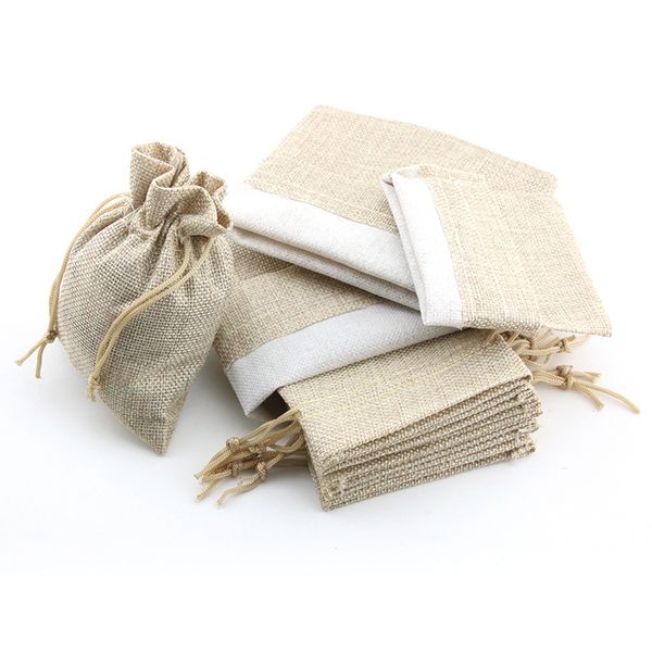 50pcs cotton linen gift bag travel drawstring storage bags sundries small beam rope pouches handmade candy bag
50pcs cotton linen gift bag travel drawstring storage bags sundries small beam rope pouches handmade candy bag