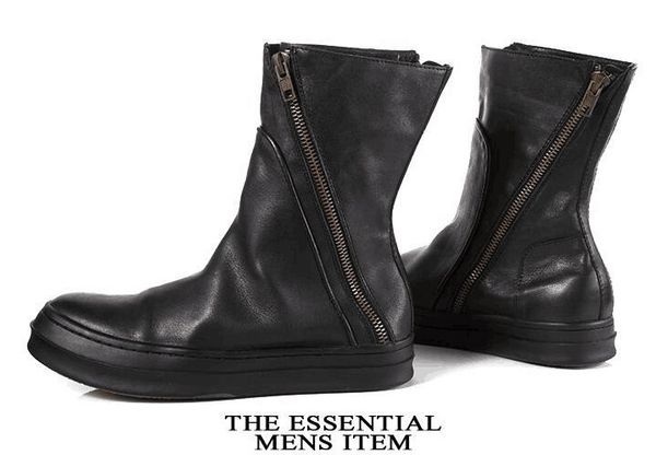 british persional fashion oblique zipper men's western boots fashion retro causal breathable genuine leather martin boots, Black
british persional fashion oblique zipper men's western boots fashion retro causal breathable genuine leather martin boots, Black