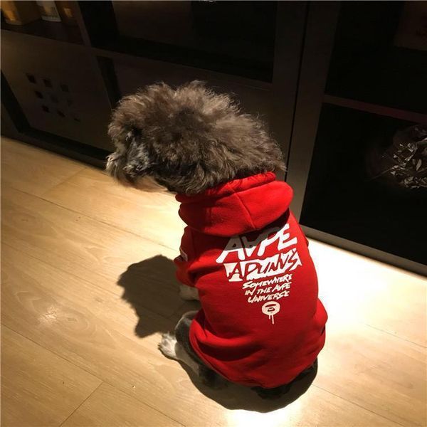 new pet dog sweatshirts brand design ape pullover dog hoodies autumn winter red hooded pet hoodies fashion hip hop puppy outwear apparel n
new pet dog sweatshirts brand design ape pullover dog hoodies autumn winter red hooded pet hoodies fashion hip hop puppy outwear apparel n