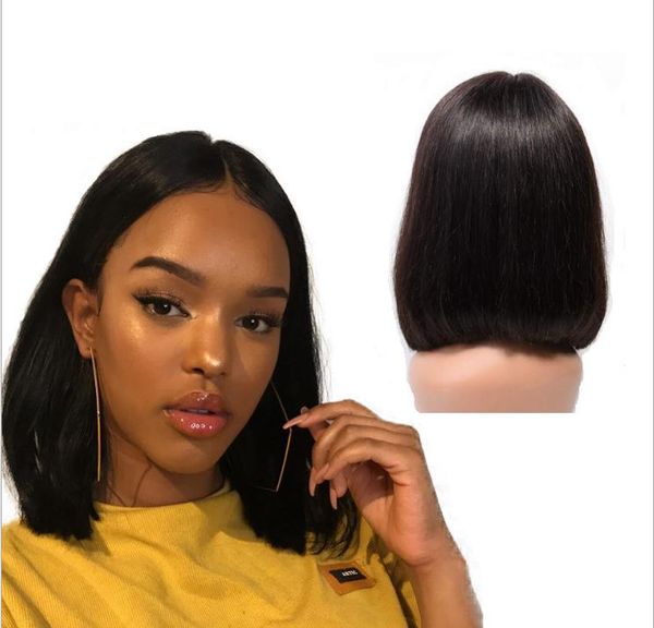 new designer fashion short bobo straight 13*4 lace front human hair wigs selling full head set remy brazilian hair natural black, Black;brown
new designer fashion short bobo straight 13*4 lace front human hair wigs selling full head set remy brazilian hair natural black, Black;brown