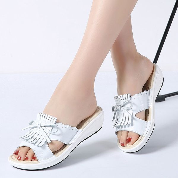 2020 summer women flat sandals shoes white leather ballet slippers round toe fringe slides sandals female flip flops, Black
2020 summer women flat sandals shoes white leather ballet slippers round toe fringe slides sandals female flip flops, Black