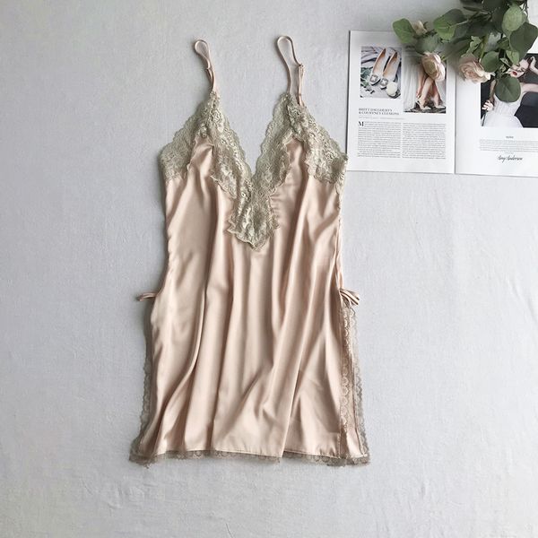 satin spaghetti strap nightdress lace women nightie nightwear home clothes nightgown silky sleepwear intimate lingerie, Black;red
satin spaghetti strap nightdress lace women nightie nightwear home clothes nightgown silky sleepwear intimate lingerie, Black;red