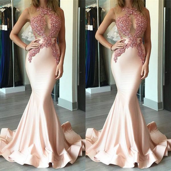 gorgeous sleeveless evening dresses 2019 mermaid lace beaded ruffles floor length prom gowns sequined jewel neck party dress, Black;red
gorgeous sleeveless evening dresses 2019 mermaid lace beaded ruffles floor length prom gowns sequined jewel neck party dress, Black;red