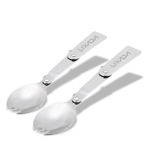 lixada pack of 2 outdoor foldable tableware spork camping picnic stainless steel spoon fork tools for hiking cooking picnic
lixada pack of 2 outdoor foldable tableware spork camping picnic stainless steel spoon fork tools for hiking cooking picnic