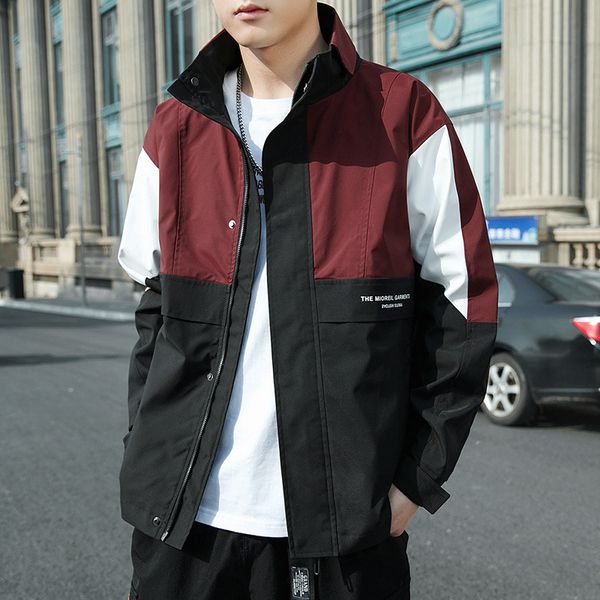 men's jackets autumn male zipper pocket baseball coats men bomber casual solid letter print fashion mens pilot jacket spring, Black;brown
men's jackets autumn male zipper pocket baseball coats men bomber casual solid letter print fashion mens pilot jacket spring, Black;brown