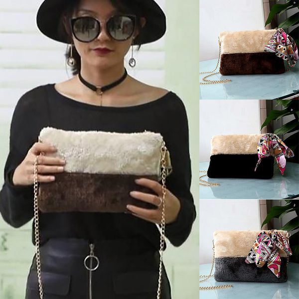 25#ladies handbag patchwork simple casual new womans double color plush shoulder bag autumn and winter wild messenger bag bolsa
25#ladies handbag patchwork simple casual new womans double color plush shoulder bag autumn and winter wild messenger bag bolsa