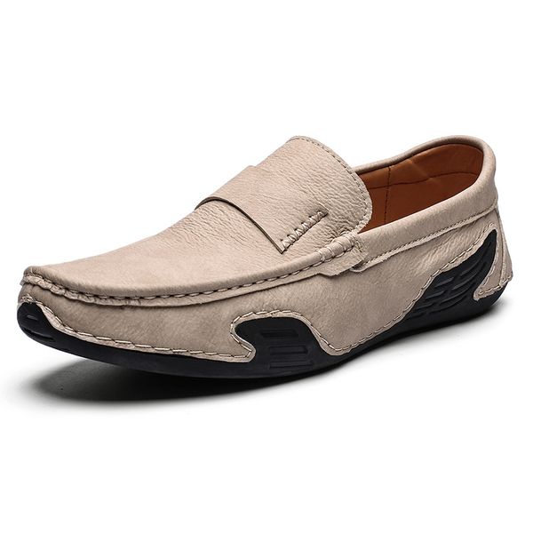 2020 new leather men shoes casual breathable loafers male leather moccasins comfortable flat waterproof footwear, Black
2020 new leather men shoes casual breathable loafers male leather moccasins comfortable flat waterproof footwear, Black