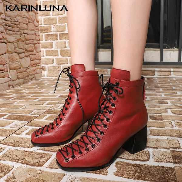 karin 2019 large size 42 genuine leather fashion shoelaces woman shoes boots women ankle boots female, Black
karin 2019 large size 42 genuine leather fashion shoelaces woman shoes boots women ankle boots female, Black