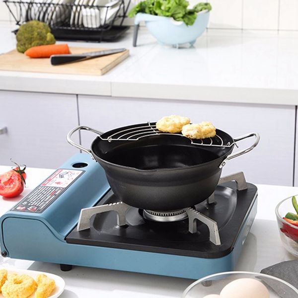 abss-household tempura fryer with drain frame japanese style fryer potable cooking pot kitchen utensils other bakeware
abss-household tempura fryer with drain frame japanese style fryer potable cooking pot kitchen utensils other bakeware