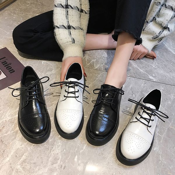 all-match flat black shoes for women mixed colors oxfords women's casual female sneakers british style slip-on round toe flats
all-match flat black shoes for women mixed colors oxfords women's casual female sneakers british style slip-on round toe flats