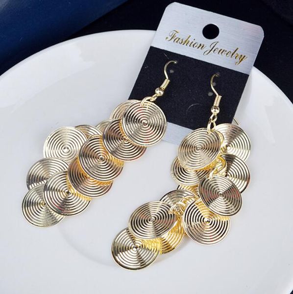 alloy circle multi layer vortex frosted earrings black gold silver exaggerated pendant earrings woman fashion jewelry
alloy circle multi layer vortex frosted earrings black gold silver exaggerated pendant earrings woman fashion jewelry