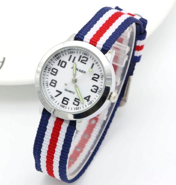 new arrived fashion children cute learn to time number quartz watch kids luminous hands nylon sports gift flower lovely watches, Blue
new arrived fashion children cute learn to time number quartz watch kids luminous hands nylon sports gift flower lovely watches, Blue