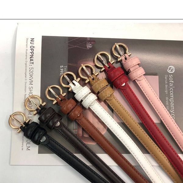 2020 new women's belt pu leather gold pin buckles thin female belt jeans belts for women dress fashion harajuku simple, Black;brown
2020 new women's belt pu leather gold pin buckles thin female belt jeans belts for women dress fashion harajuku simple, Black;brown