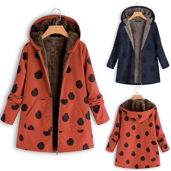 5 colors dot print winter coat women 2018 fashion print plus size coat long sleeve hooded parkas slim thick femenino #o24, Black
5 colors dot print winter coat women 2018 fashion print plus size coat long sleeve hooded parkas slim thick femenino #o24, Black