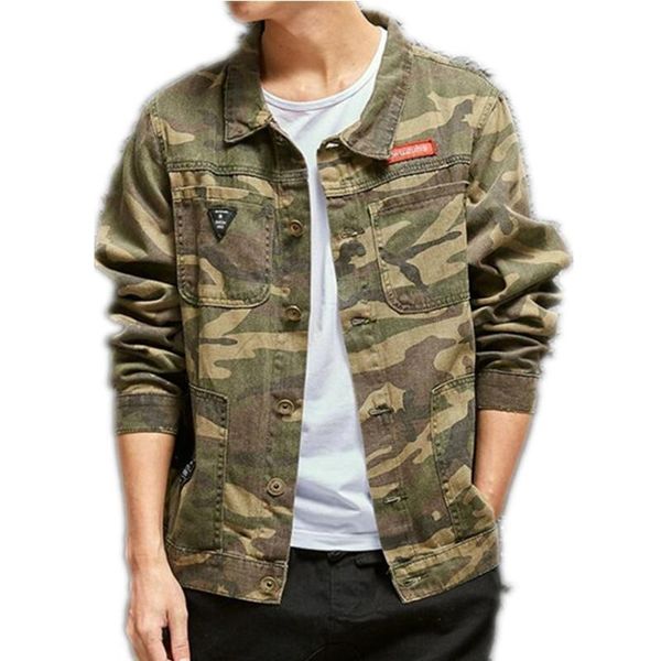 mens camouflage denim jacket coat male outwear jaqueta masculino jeans jacket and coats fashion design autumn brand clothing breathable, Black;brown
mens camouflage denim jacket coat male outwear jaqueta masculino jeans jacket and coats fashion design autumn brand clothing breathable, Black;brown