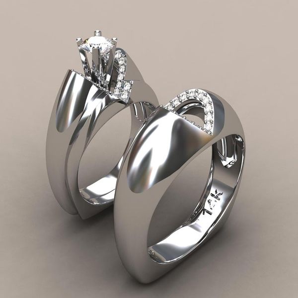 birthday christmas gift wedding and engagement anniversaries ring fashion rings for womens promise three-piece suit jewellery, Slivery;golden
birthday christmas gift wedding and engagement anniversaries ring fashion rings for womens promise three-piece suit jewellery, Slivery;golden