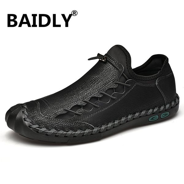 new male comfortable casual shoes loafers men shoes quality split leather men flats moccasins driver walking, Black
new male comfortable casual shoes loafers men shoes quality split leather men flats moccasins driver walking, Black