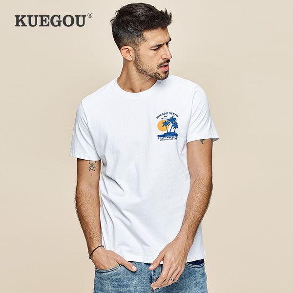 kuegou brand men's short sleeve t-shirt men coconut island printing fashion leisure short sleeve t shirt summer zt-3337, White;black
kuegou brand men's short sleeve t-shirt men coconut island printing fashion leisure short sleeve t shirt summer zt-3337, White;black