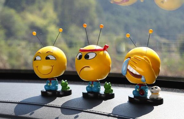 Car Ornaments Funny Emoji Shaking Head Dolls Automobile Dashboard Decoration Creative Smiley Cute Shy Expression Decor Toys
Car Ornaments Funny Emoji Shaking Head Dolls Automobile Dashboard Decoration Creative Smiley Cute Shy Expression Decor Toys