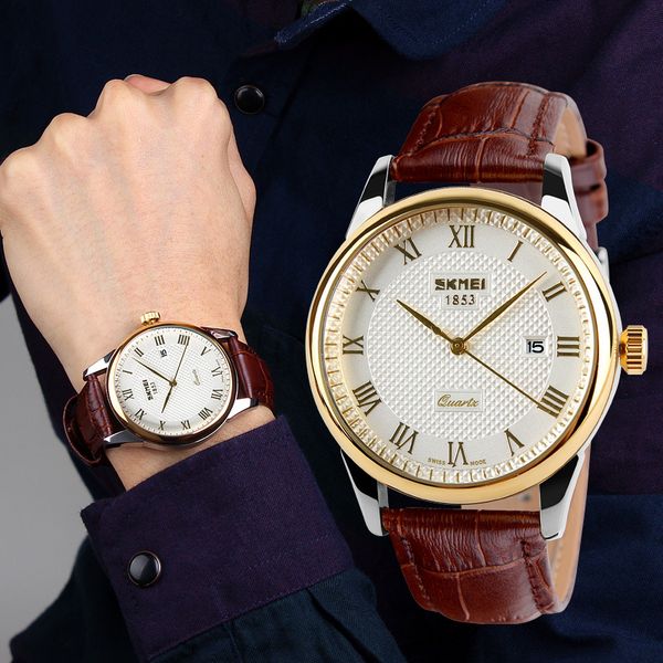 mens new watches brand luxury quartz watch skmei fashion casual business watch male women wristwatches quartz-watch relogio masculino, Slivery;brown
mens new watches brand luxury quartz watch skmei fashion casual business watch male women wristwatches quartz-watch relogio masculino, Slivery;brown