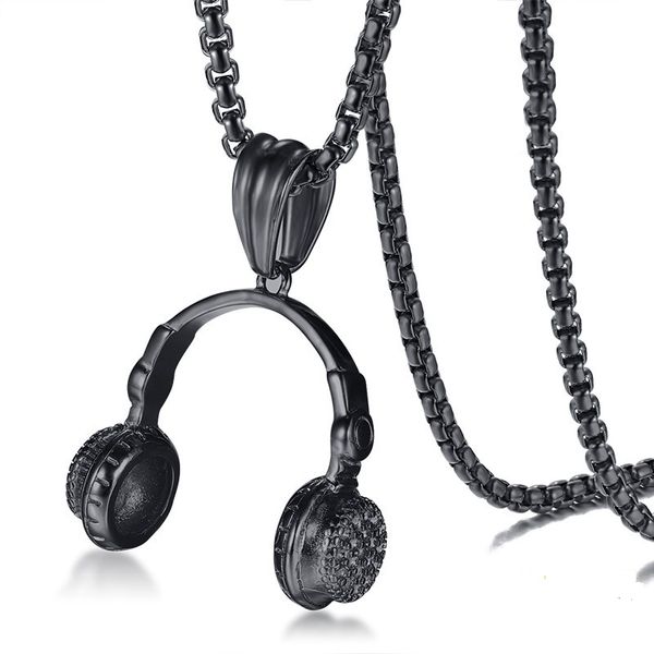 gold black silver color fashion lover's headphone pendant necklace stainless steel link chain necklace jewelry gift for men women j718
gold black silver color fashion lover's headphone pendant necklace stainless steel link chain necklace jewelry gift for men women j718