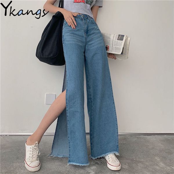 women's jeans summer high waist mom for women chic straight denim boyfriends side loose streetwear female black pants, Blue
women's jeans summer high waist mom for women chic straight denim boyfriends side loose streetwear female black pants, Blue