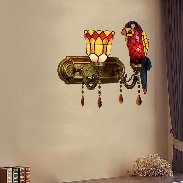 boutique double-headed wall lamp, new parrot model wall lamp, color matching glass craft bedroom lamp bedside lights
boutique double-headed wall lamp, new parrot model wall lamp, color matching glass craft bedroom lamp bedside lights