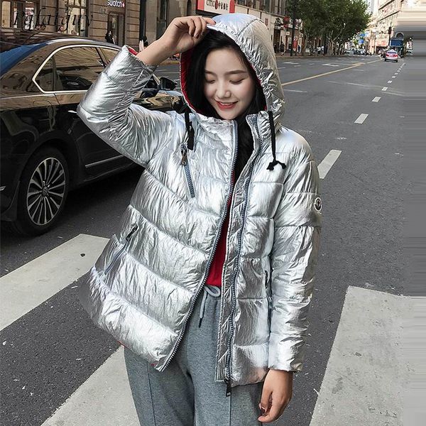 2018 winter metal silver black blue jacket women coats hooded coats female parka thick cotton padded lining winter female
2018 winter metal silver black blue jacket women coats hooded coats female parka thick cotton padded lining winter female