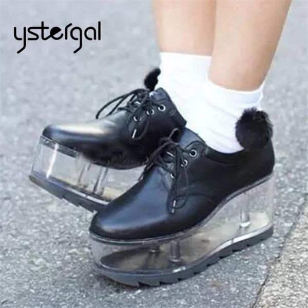 ystergal transparent heel women sneakers black white casual platform shoes woman creepers thick bottom flats clear heels
ystergal transparent heel women sneakers black white casual platform shoes woman creepers thick bottom flats clear heels