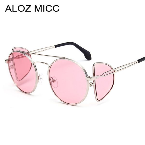 aloz micc women round steampunk sunglasses women vintage black mirror circle glasses female shades metal frame shields a175, White;black
aloz micc women round steampunk sunglasses women vintage black mirror circle glasses female shades metal frame shields a175, White;black
