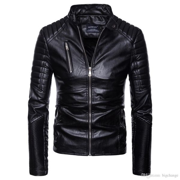 punk men's locomotive multi zip stand collar capless fashion leather motorcycle leather jacket long sleeve black, Black;brown
punk men's locomotive multi zip stand collar capless fashion leather motorcycle leather jacket long sleeve black, Black;brown