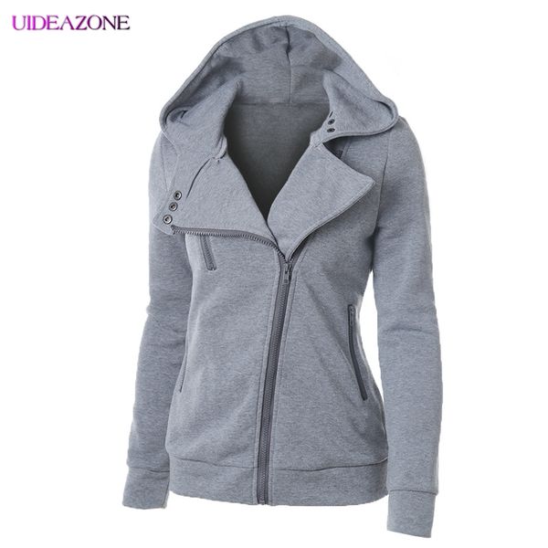 uideazone casual sweater women's autumn/winter new plus velvet thick long-sleeved diagonal pocket zipper hoodies jacket, Black;brown
uideazone casual sweater women's autumn/winter new plus velvet thick long-sleeved diagonal pocket zipper hoodies jacket, Black;brown