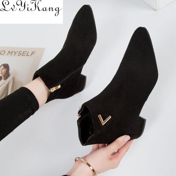 fashion women boots casual leather low high heels spring shoes woman pointed toe rubber ankle boots black red zapatos mujer
fashion women boots casual leather low high heels spring shoes woman pointed toe rubber ankle boots black red zapatos mujer