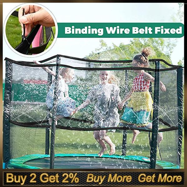 trampolines 49.2ft trampoline waterpark sprinkler outdoor summer toys for kids outside fun backyard water game tools
trampolines 49.2ft trampoline waterpark sprinkler outdoor summer toys for kids outside fun backyard water game tools