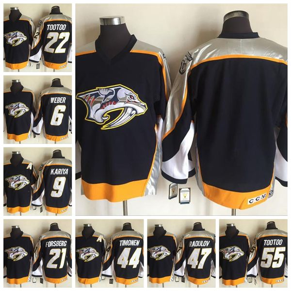 fashion retro nashville predators jersey 21 peter forsberg 47 alexander radulov 22 ordin tootoo mens vintage ccm stitched hockey jerseys, Black;red
fashion retro nashville predators jersey 21 peter forsberg 47 alexander radulov 22 ordin tootoo mens vintage ccm stitched hockey jerseys, Black;red