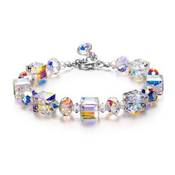 fashion square austrian crystal women's bracelet luxury wedding jewelry charm bracelet ladies friend hand jewelry, Black
fashion square austrian crystal women's bracelet luxury wedding jewelry charm bracelet ladies friend hand jewelry, Black