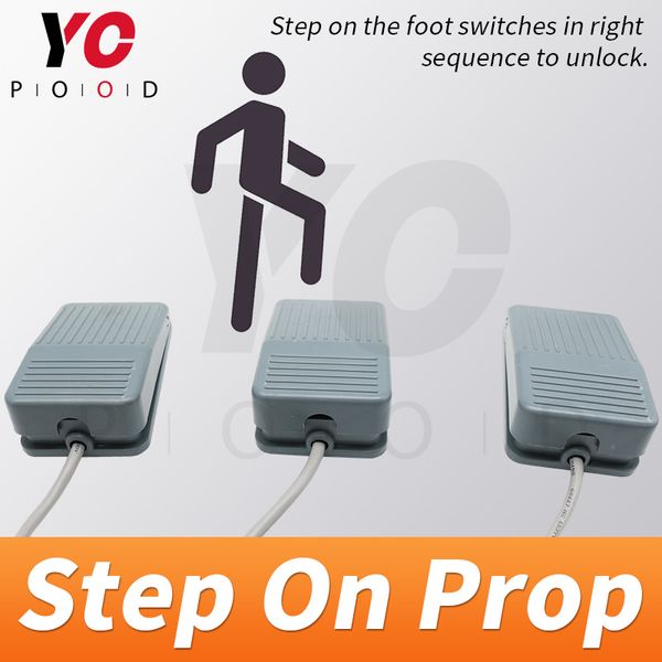 

Игра YOPOOD Step On Prop escape room Нажмите на подножку или ножные переключатели в правильной