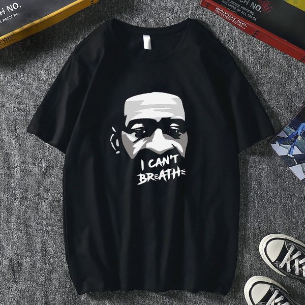 i cant breathe i ant breathe mens cotton t-shirt custom printed european and american street, White;black
i cant breathe i ant breathe mens cotton t-shirt custom printed european and american street, White;black