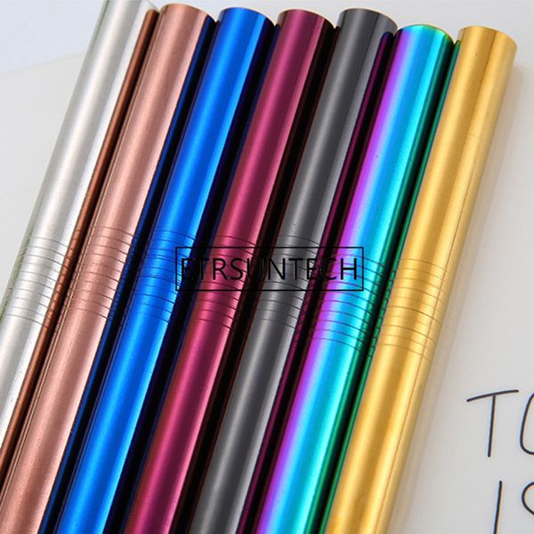 1000pcs/lot 12mmx215mm 304 stainless steel drinking straw wide long reusable fat metal smoothie straws factory wholesale
1000pcs/lot 12mmx215mm 304 stainless steel drinking straw wide long reusable fat metal smoothie straws factory wholesale