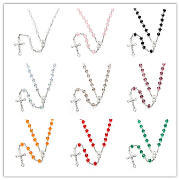 long tassel cross pendant necklaces for women jewelry sweater rosary glass beads necklace chain charm bijoux femme, Silver
long tassel cross pendant necklaces for women jewelry sweater rosary glass beads necklace chain charm bijoux femme, Silver