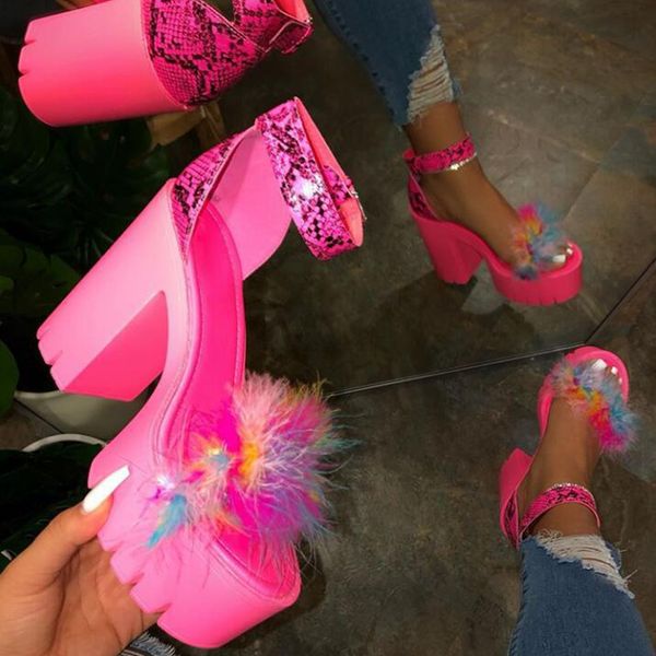 pink summer 2020 fashion new women fur sandal shoes woman rubber high heel platform outdoor buckle slippers beach ladies sandals, Black
pink summer 2020 fashion new women fur sandal shoes woman rubber high heel platform outdoor buckle slippers beach ladies sandals, Black