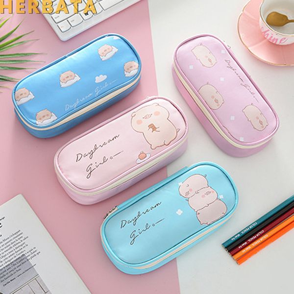 korean cartoon pig series pencil bag multifunction stationery bag pu pencil student case estuche de lapices cl-1901
korean cartoon pig series pencil bag multifunction stationery bag pu pencil student case estuche de lapices cl-1901